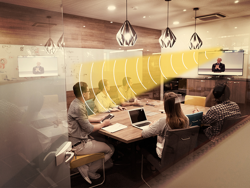 視頻會議場景應用定向音箱