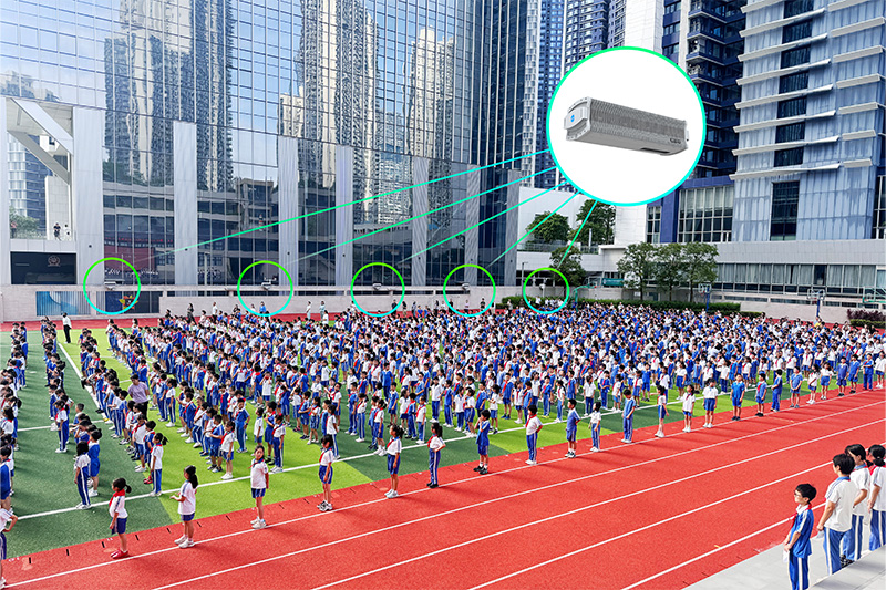 濱海小學(xué)部署安裝安靜操場(chǎng)系統(tǒng)