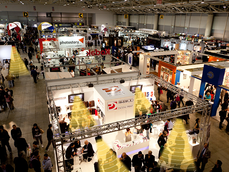 展覽展會中使用定向音響