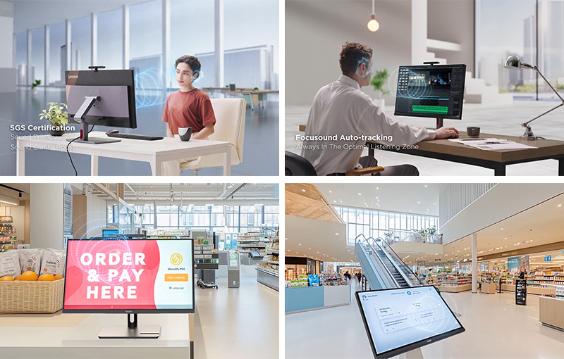 搭載清聽聲學定向音響聚音屏技術的聯想M90a Pro Gen6的多元場景應用