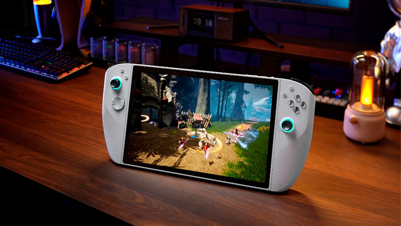 搭載聚音屏技術(shù)的騰訊游戲裸眼3D游戲掌機(jī)