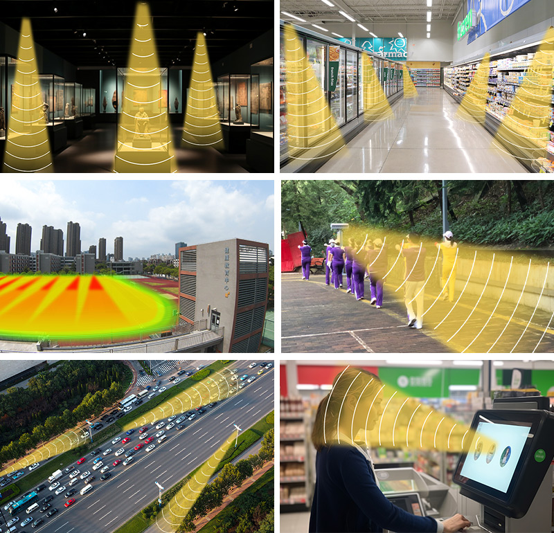 定向聲技術(shù)在多場景應(yīng)用示例圖
