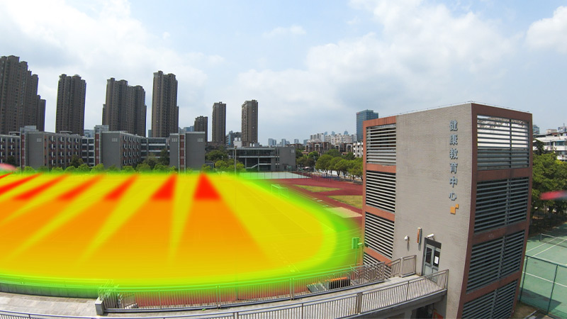 室外定向音柱：為學校操場打造精準聲環境，不擾民！