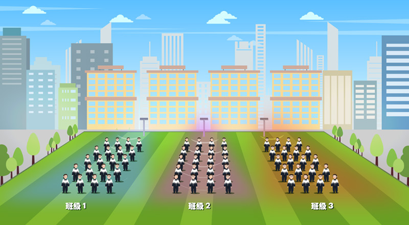 清聽聲學(xué)安靜操場系統(tǒng)，定向發(fā)聲不擾民